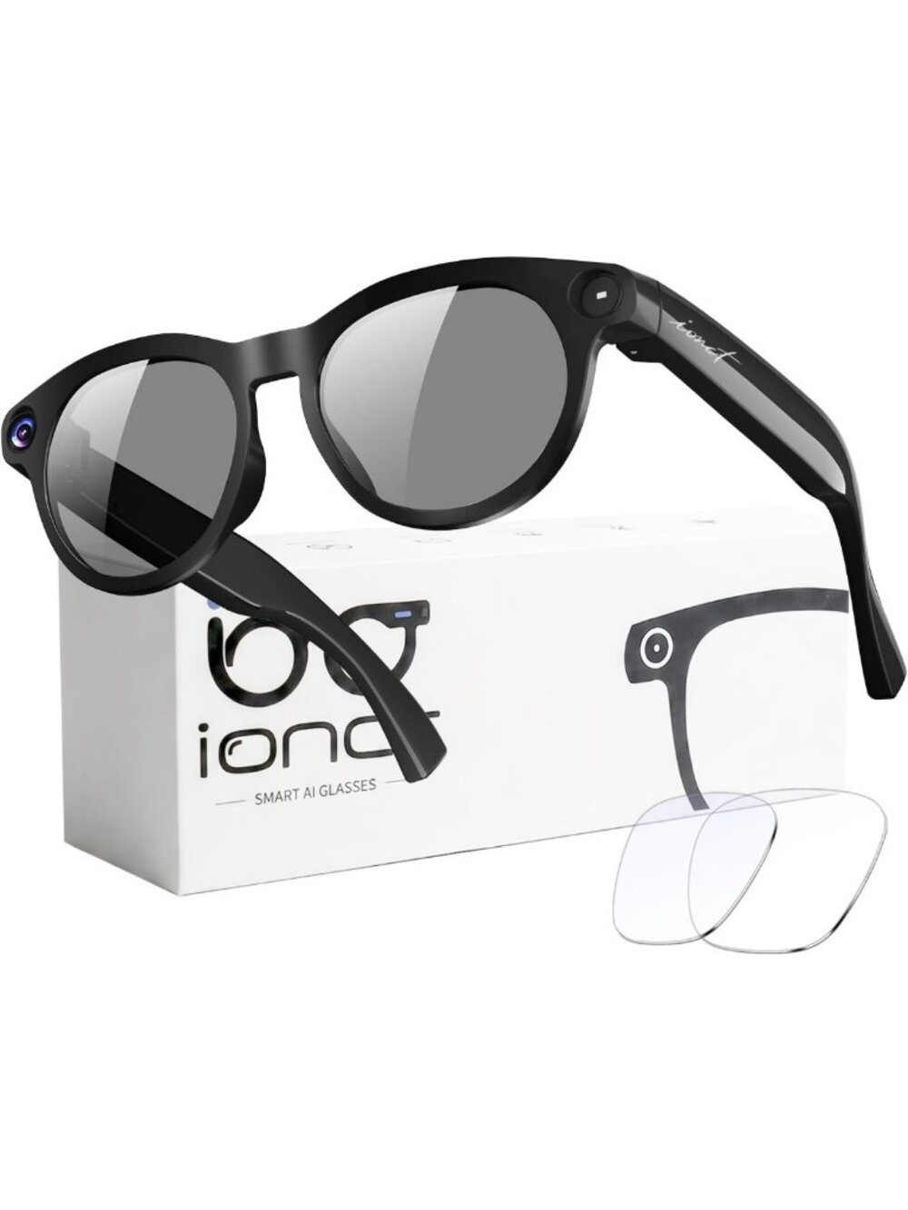 4K HD Smart Glasses with Camera - Stylish Video Recording Sunglasses